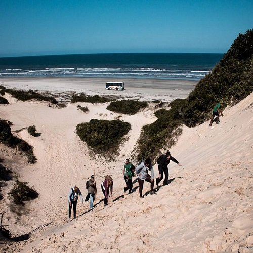dunas na praia juruvauva